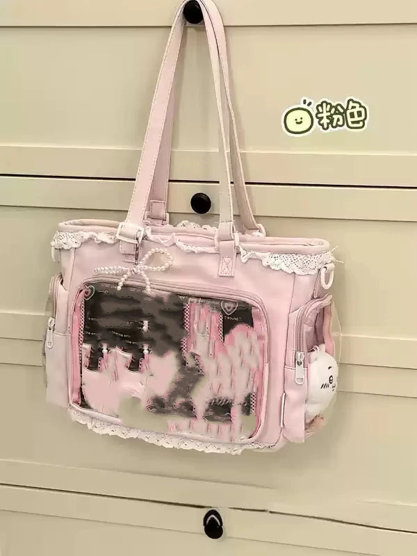 Ballet Girl Large Appetite Itabag Japanese Two-Dimension Single Shoulder Crossbody Bag Gift For Friends Women'S Handbag Gift