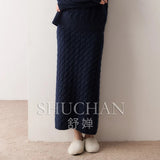 Fireladyfur Women's Winter Goose Down Coat with Tuscan Wool