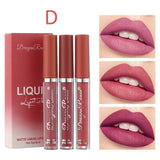3 Pcs Long Lasting Liquid Lipstick Set Matte Lipsticks Waterproof