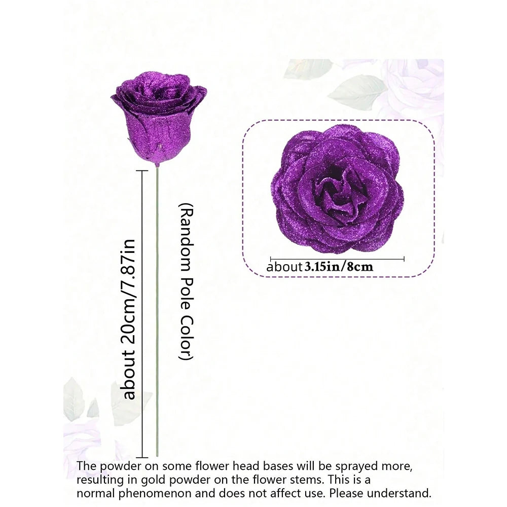 SparkleFocus™ Eternal Glitter Rose Bouquet 🌹✨