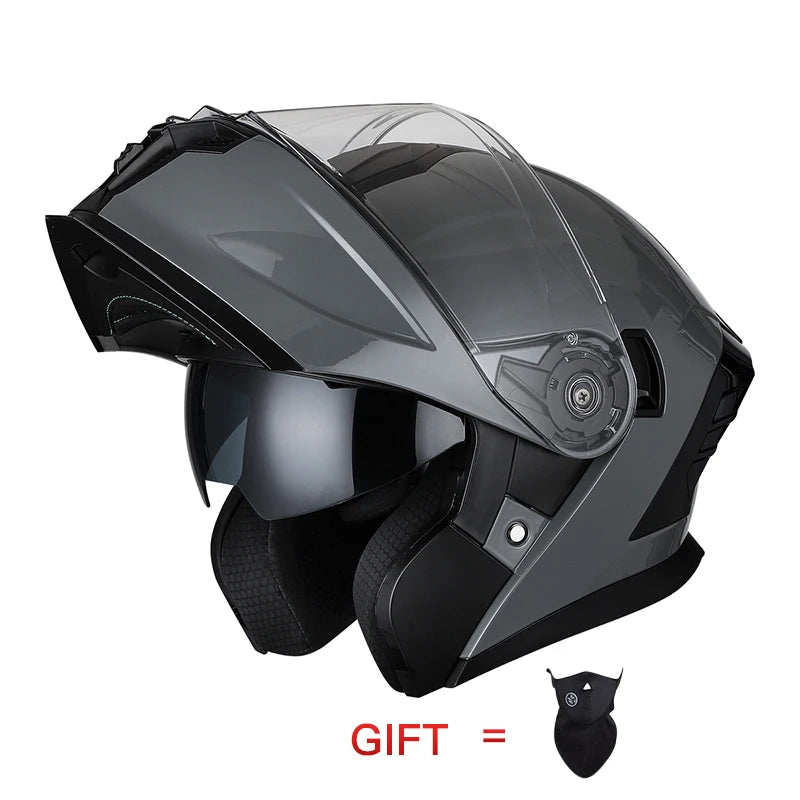 SGI Tyro Gloss Grey Motorcycle Helmet