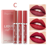 3 Pcs Long Lasting Liquid Lipstick Set Matte Lipsticks Waterproof