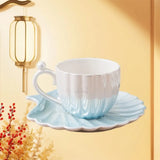 PearlShell™ Teacup Set 🐚🤍 Sip in Coastal Luxury