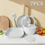 CeramiFlex™ 17-Pc Detachable Cookware Set 🍳✨