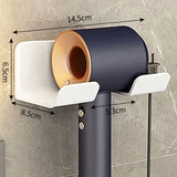 Wall-Mounted Bathroom Hair Dryer Holder