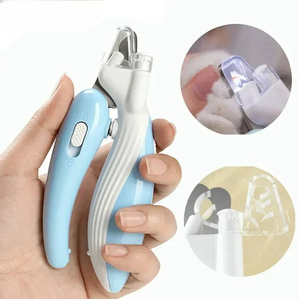 Bright Paws Pet Nail Clippers with LED Light - Safe & Precise
