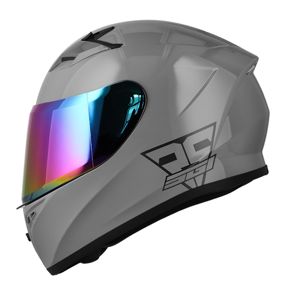 SGI Tyro Gloss Grey Motorcycle Helmet