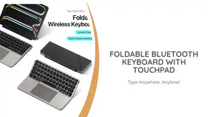 Foldable Bluetooth Keyboard with Touchpad by@Outfy